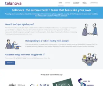 Telanova.com(IT support) Screenshot