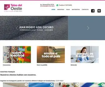 Telasdeloeste.com.ar(TELAS DEL OESTE) Screenshot