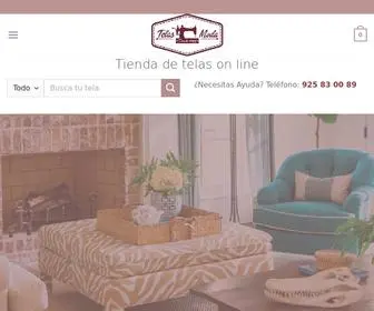 Telasmoda.com(Tienda de telas on line) Screenshot