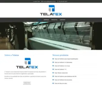 Telatex.com.br(Melhor opção em telas de poliéster e mantas) Screenshot