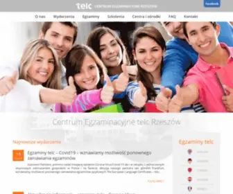 Telc.net.pl(Centrum Egzaminacyjne telc w Rzeszowie) Screenshot