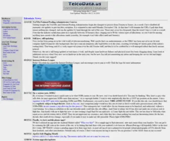 Telcodata.us(The Telecommunications Database) Screenshot