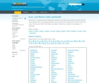 Telcode.info(And Phone codes worldwide) Screenshot
