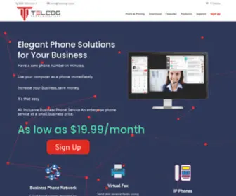 Telcog.com(Telcog Communications) Screenshot