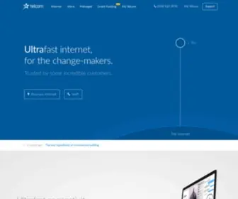 Telcom.uk(Ultrafast internet for the UK) Screenshot