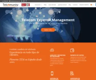 Telcomunity.com(Benchmark y asesoramiento) Screenshot