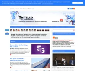 Telcotransformation.com(Telco Transformation) Screenshot