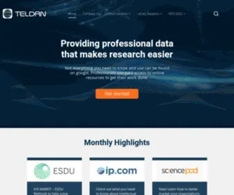 Teldan.com(Opening Doors to a World of Information) Screenshot
