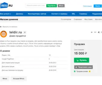 Teldir.ru(Домен) Screenshot
