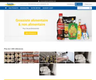 Teldis.net(Grossiste pour les professionnels) Screenshot