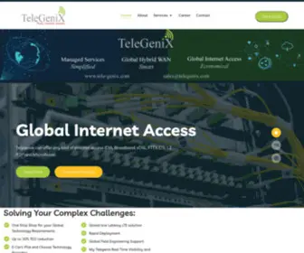 Tele-Genix.com(Think, Innovate Simplify) Screenshot