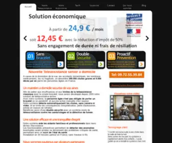 Teleassistance-Senior.com(Téléassistance) Screenshot