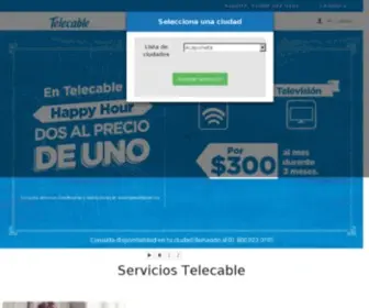 Telecable.net.mx(Televisión) Screenshot