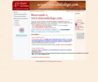 Telecardiologo.com(Portal de salud cardiovascular) Screenshot