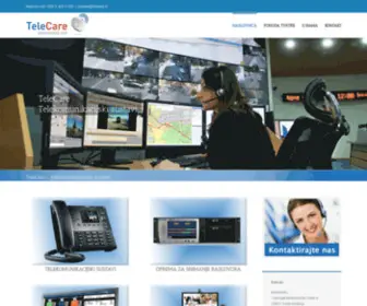 Telecare.hr(Telecare Telekomunikacijski sustavi) Screenshot