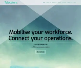 Telecetera.co.uk(Mobile Workforce Management Software) Screenshot