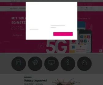 Telecom.de(Mobilfunk, LTE, Festnetz und DSL Angebote) Screenshot
