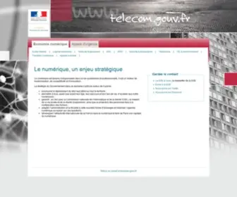 Telecom.gouv.fr(Industrie) Screenshot