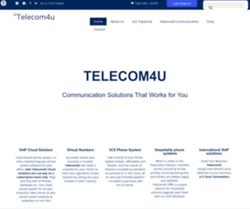 Telecom4U.net(Home) Screenshot