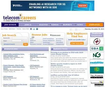 Telecomcareers.net(Telecom & Wireless Jobs) Screenshot