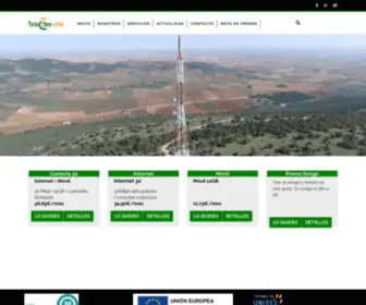 Telecomclm.net(Tu operadora regional de telecomunicaciones) Screenshot