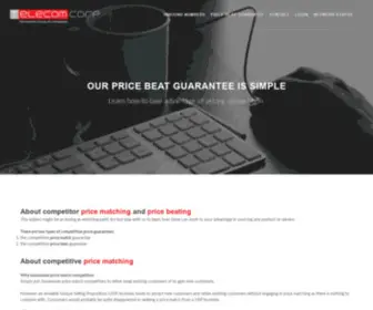 Telecomcorp.com.au(We Price Beat Guarantee) Screenshot