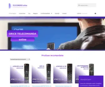 Telecomenzi-Online.ro(TELECOMENZI Online shop) Screenshot