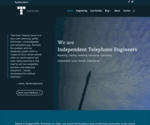 TelecomGreen.co.uk(Telecom Green) Screenshot