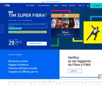 Telecomitalia.it(Offerte Fibra Internet WiFI) Screenshot