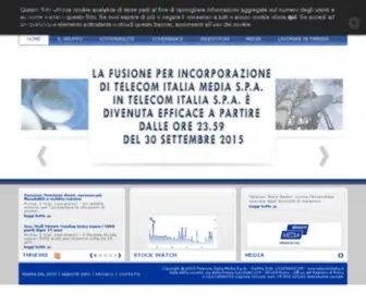 Telecomitaliamedia.it(Telecom Italia Media) Screenshot