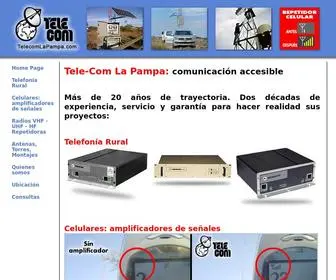 Telecomlapampa.com(Tele-Com La Pampa) Screenshot