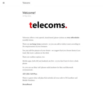 Telecoms.co.uk(Telecoms) Screenshot