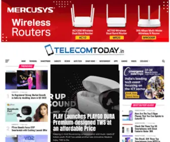 Telecomtoday.in(Telecom Today) Screenshot