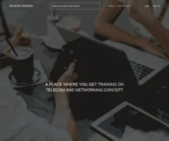 Telecomtraining.net(Reverse auction) Screenshot