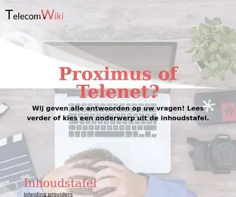 Telecomwiki.be(Proximus of Telenet) Screenshot