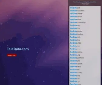 Teledata.com(TeleData) Screenshot