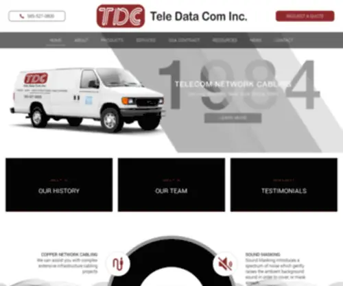 Teledatacom.net(Tele Data Com) Screenshot