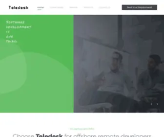 Teledesk.com(Home) Screenshot