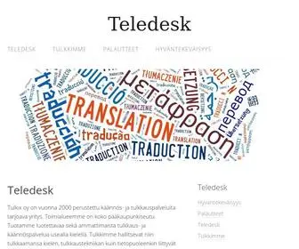 Teledesk.fi(Teledesk) Screenshot