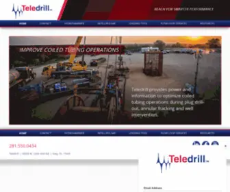 Teledrill.com(Home) Screenshot