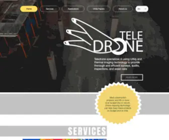 Teledrone.ca(Drone inspections) Screenshot