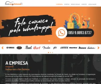 Teleeletronica.com.br(Tele Eletrônica) Screenshot