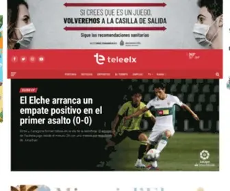 Teleelx.es(Noticias de última hora sobre la actualidad en Elche) Screenshot