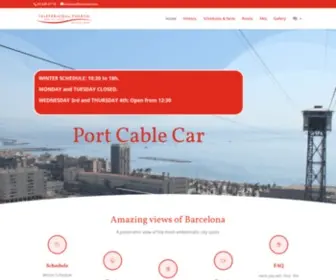 Telefericodebarcelona.com(Teleferico del puerto) Screenshot