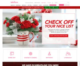 Teleflora.com(Order Flower Delivery Online) Screenshot