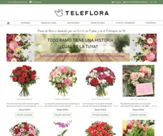 Teleflora.es(Envío de flores a domicilio en toda España) Screenshot