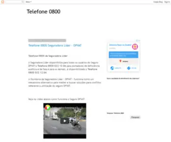 Telefone0800.com(Telefone 0800) Screenshot