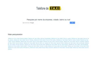 Telefonedetaxi.com(Telefone de Táxi) Screenshot