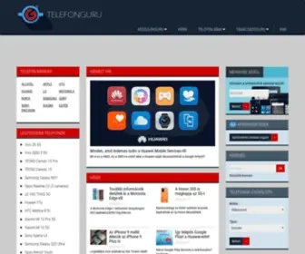 Telefonguru.hu(Mobiltelefonok, tabletek, okosórák, hírek, tesztek) Screenshot