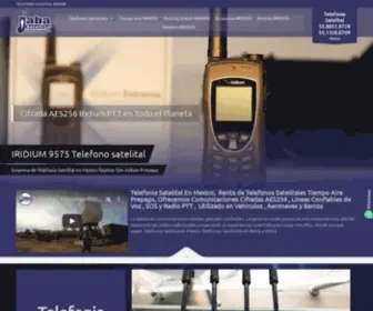 Telefonia-Satelital.com(Telefonia Satelital Mexico SatCom Comunicaciones Satelitales Globales) Screenshot